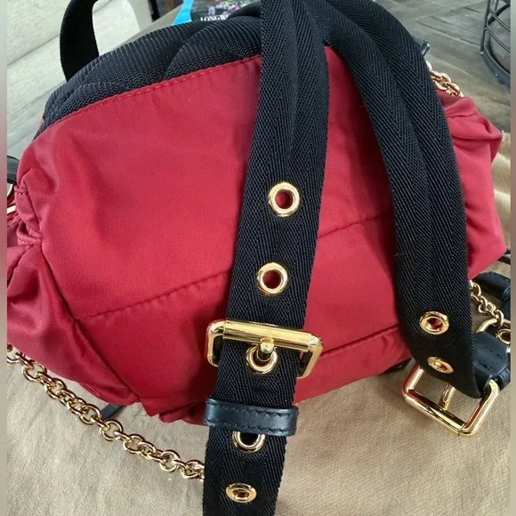 Burberry Red Rucksack/Backpack - Picture 6 of 14